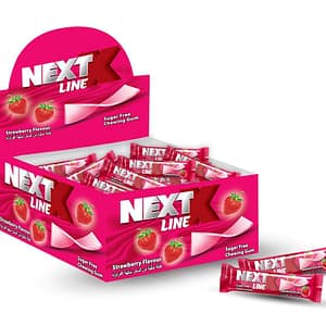 Next Line Chewing Gum - Strawberry - Sugar Free -Single - Image 1
