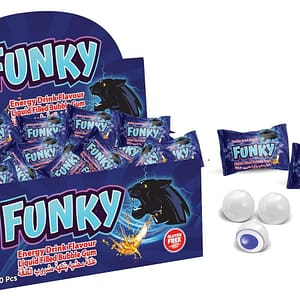 Funky Center Filled Bubble-gum Energy-Power