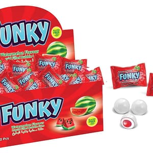 Funky Center Filled Bubble-gum Watermelon