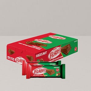 Zest Flash Crispy Wafers Chocolate 2Fingers Hazelnut