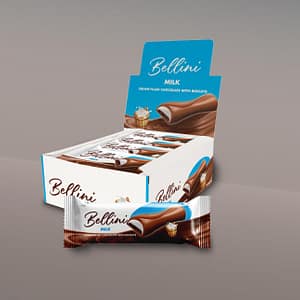 Bellini          Cream-filled Chocolate with biscuits             Milk