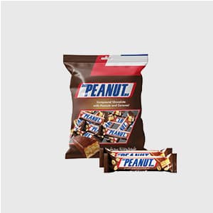 Zest Peanut Compound chocolate with Peanut and Caramel 1kgr